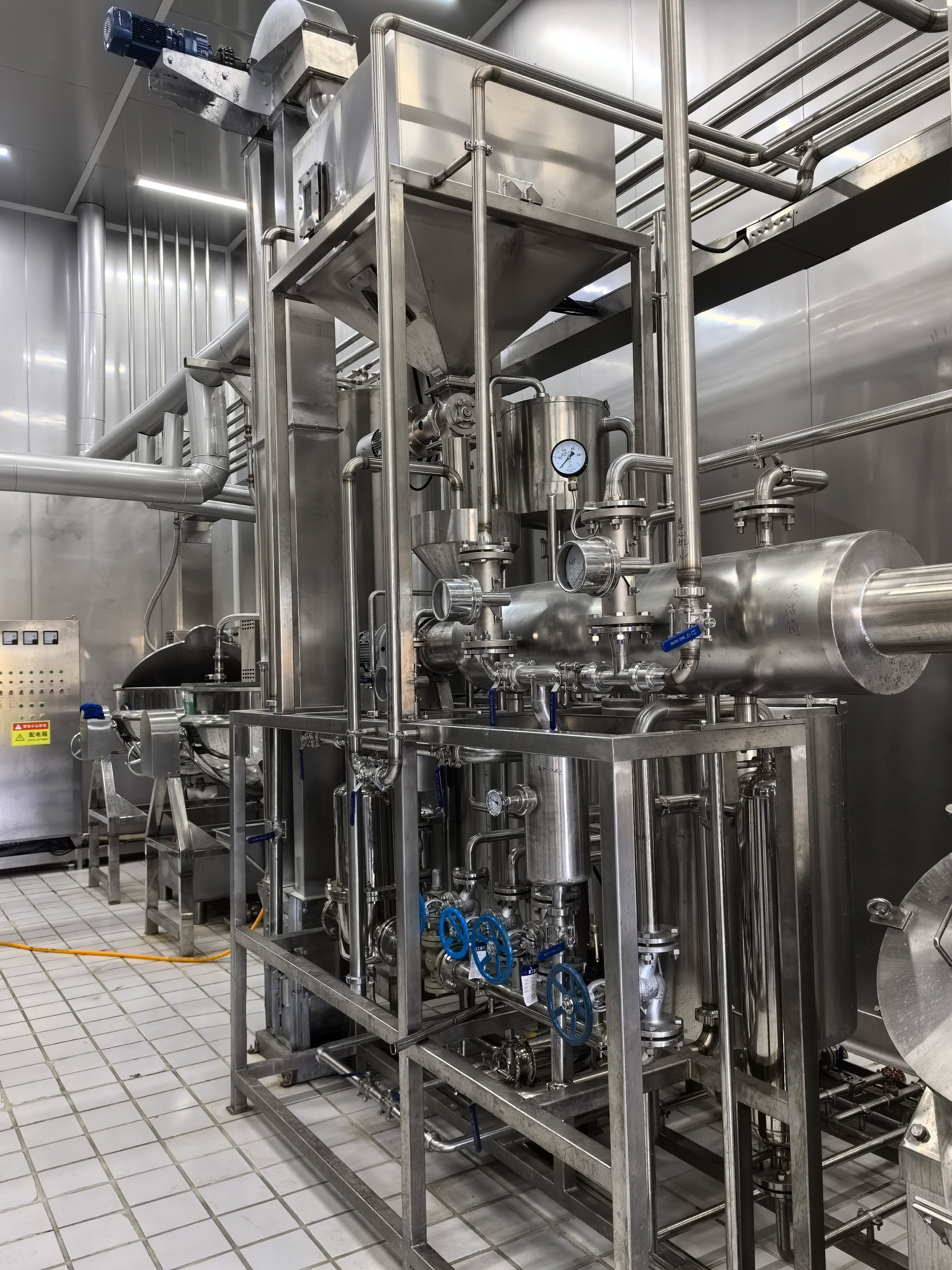 Process characteristics of semi dry wet soy milk Process characteristics of semi dry wet soy milk