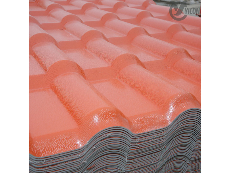 Roman Tile Type Soundproof ASA Synthetic Resin Roofing Panel