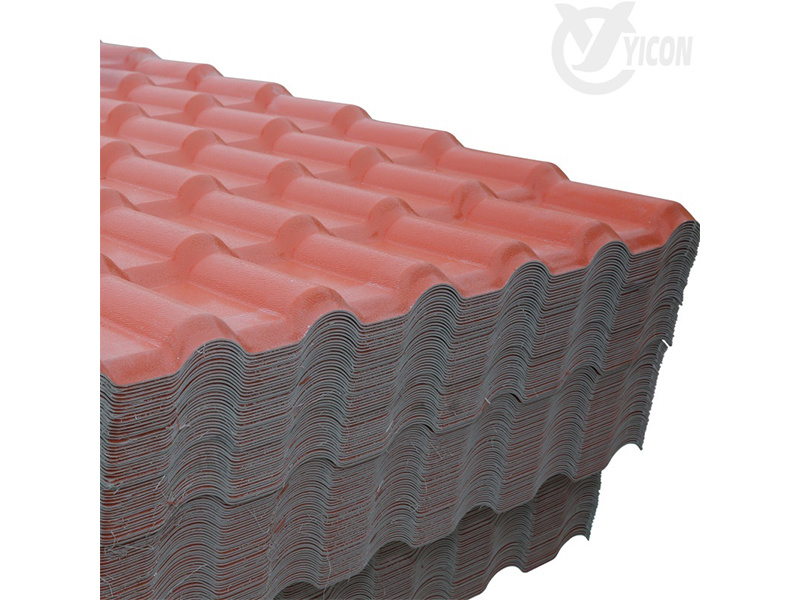 Impact resistance ASA roofing sheet insulation synthetic resin roof tile for house warehouse