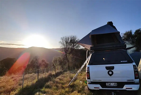 Method and process for making car roof tents