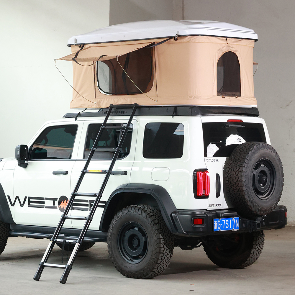 WERT-004 ABS Hard shell Pop Up Roof Top Tent with 3000mm water proof