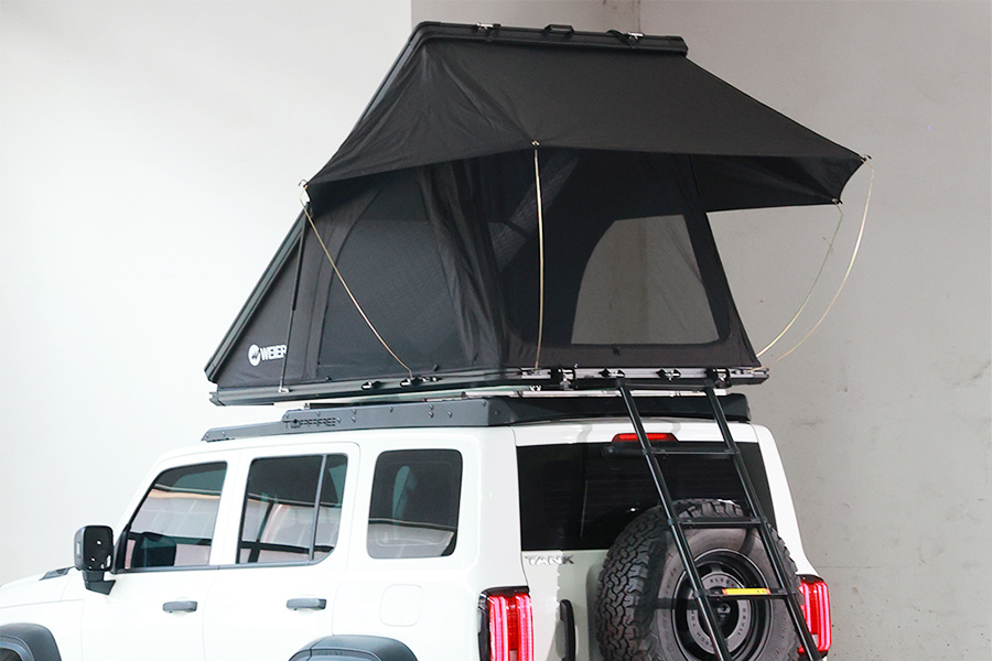 WERT-001 Hard shell Trianlge Roof Top Tent for 2 person