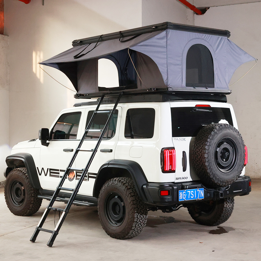 WERT-002 Aluminum Hard shell Pop Up Roof Top Tent