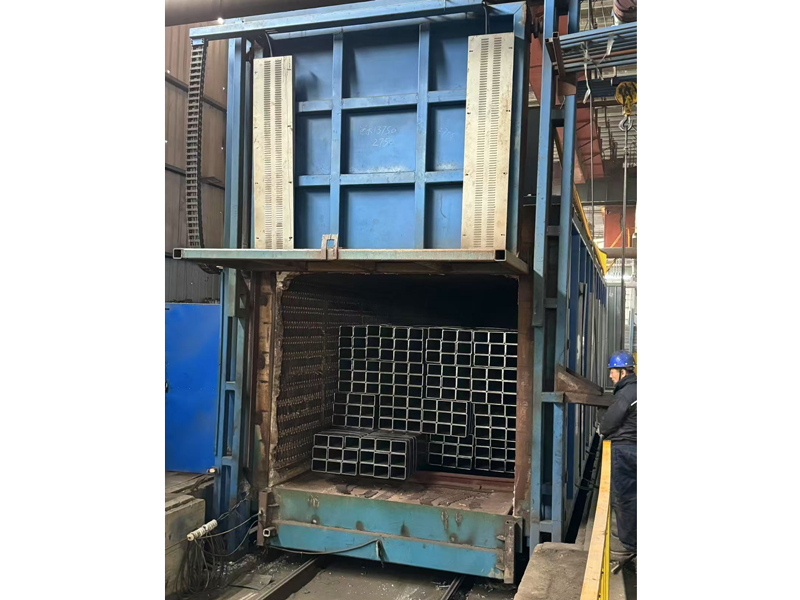 Hot finish furnace machine