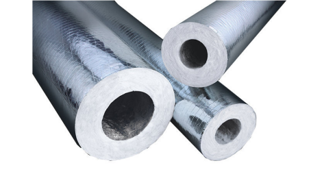 Formaldehyde-free environmentally friendly glass wool pipe system