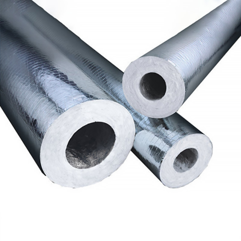 Formaldehyde-free environmentally friendly glass wool pipe shell