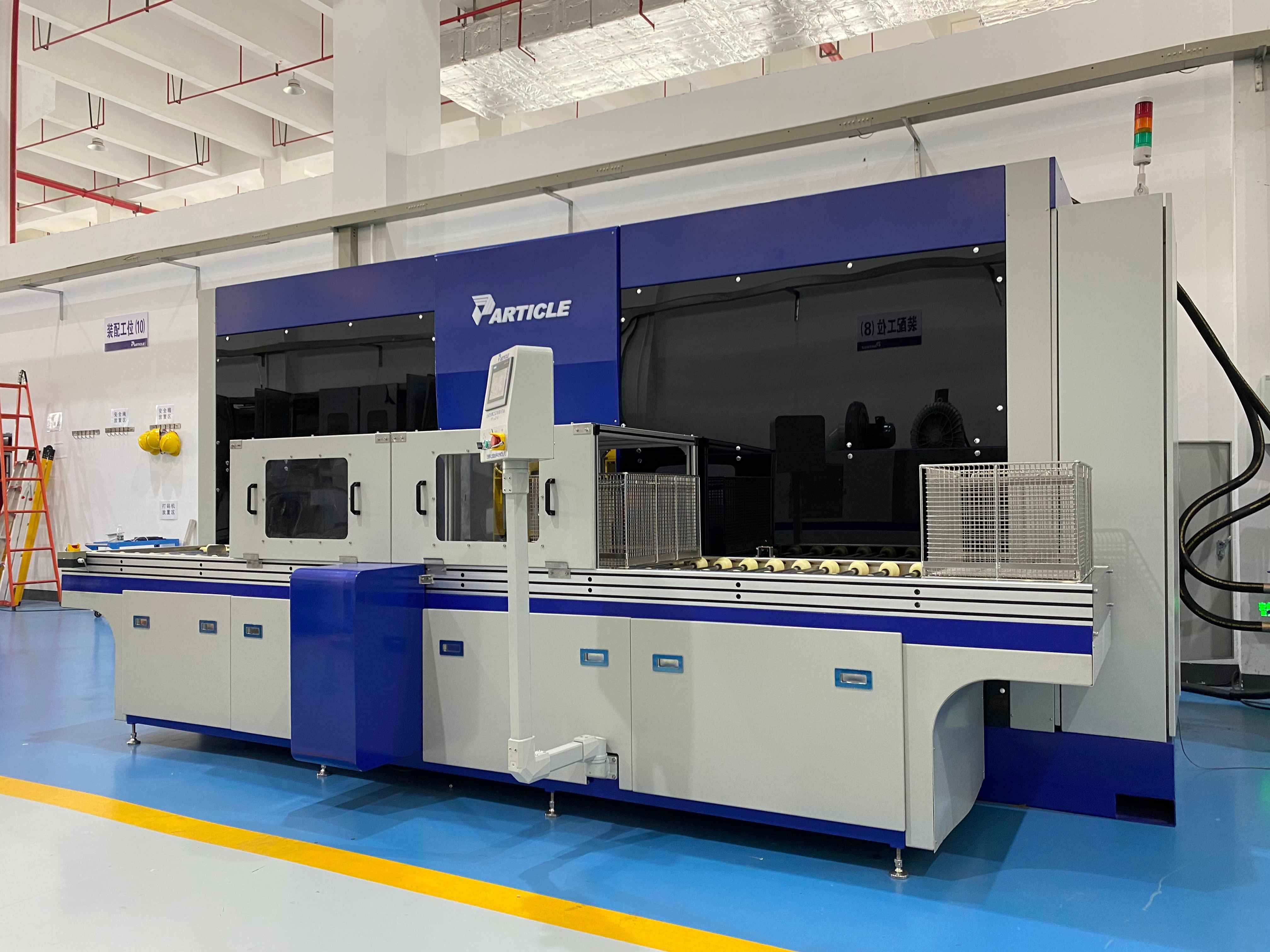 PT-643-S Fully Sealed Vacuum Solvent Cleaning Machine Passes Customer Acceptance