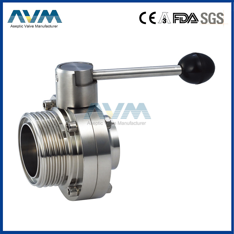 Sanitary Thread/ Welded Butterfly Valve