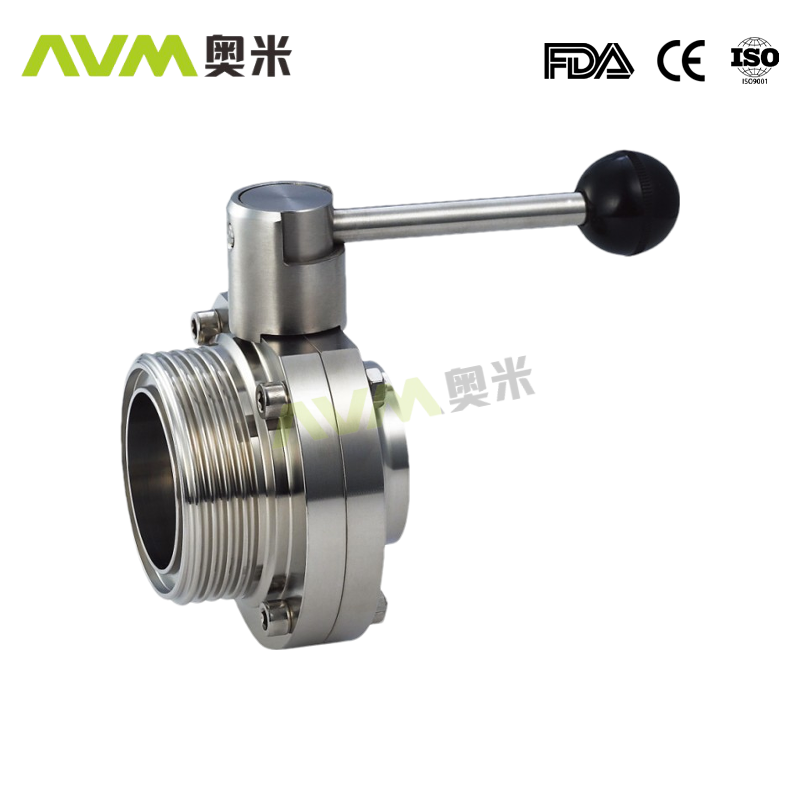 Sanitary Thread/ Welded Butterfly Valve