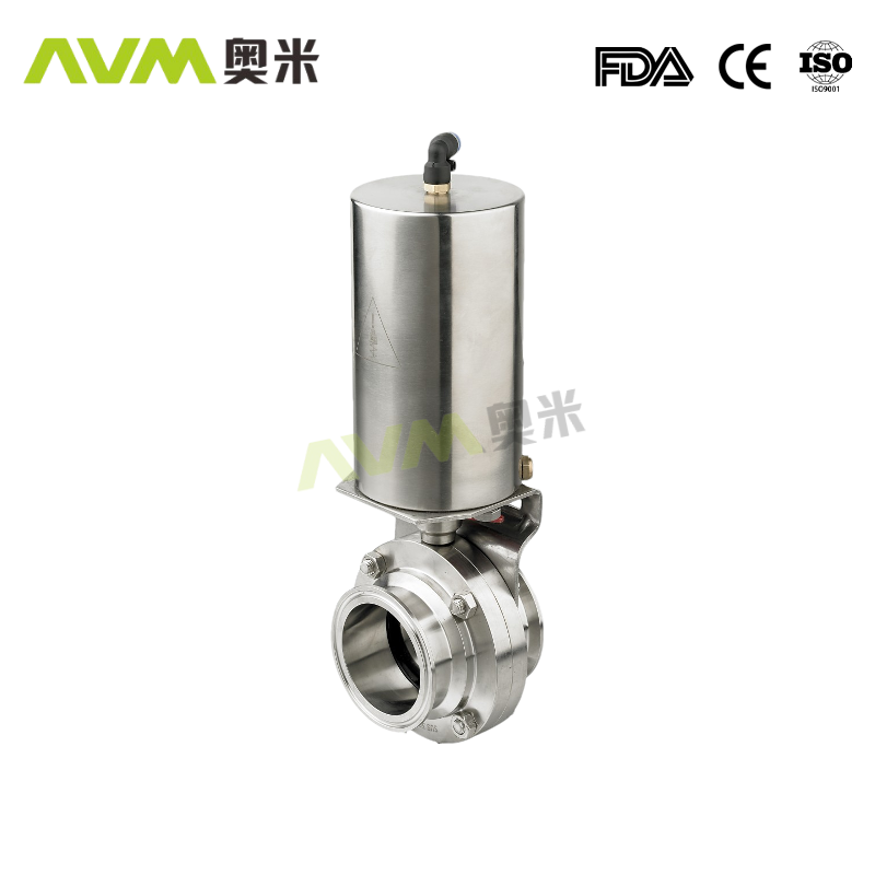 Pneumatic Clamped Butterfly Valve