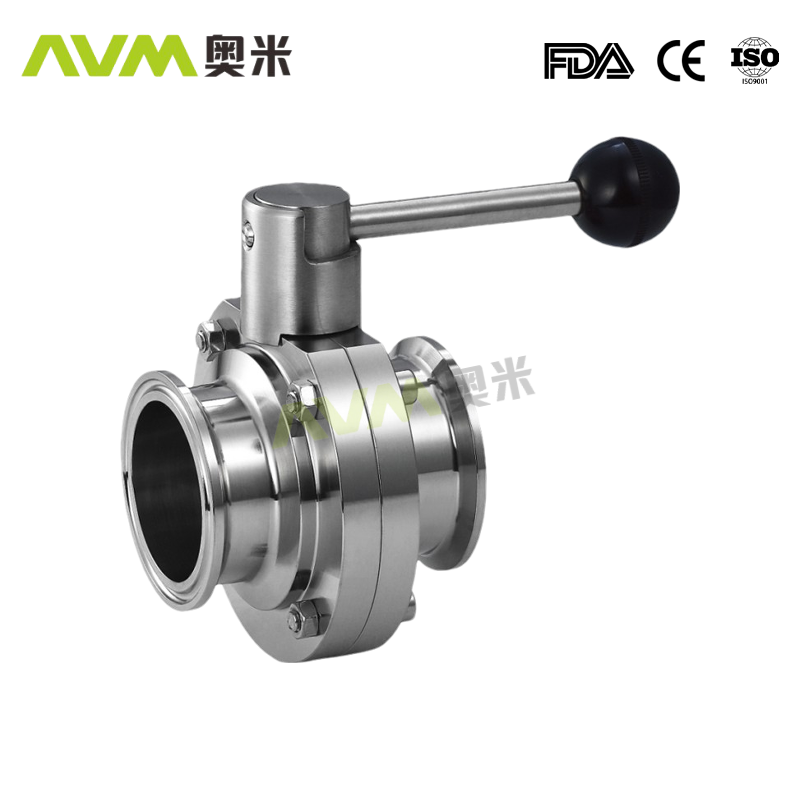 Manual Clamped Butterfly Valve