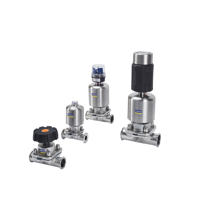 Pneumatic diaphragm valve