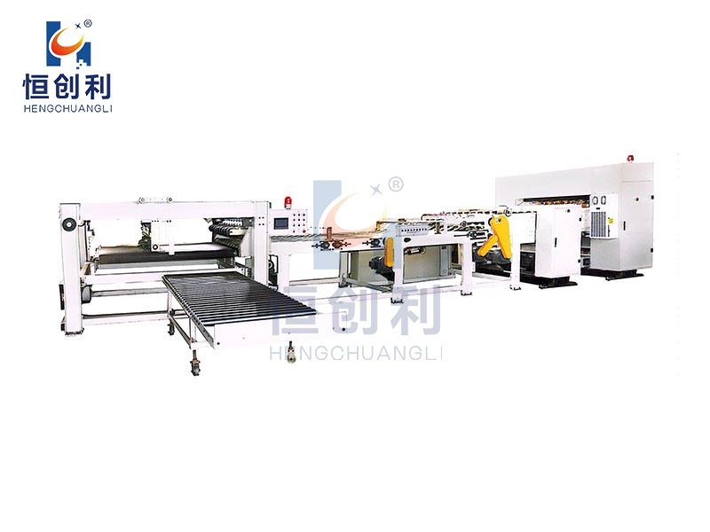 Computer cardboard cross-cutting machine