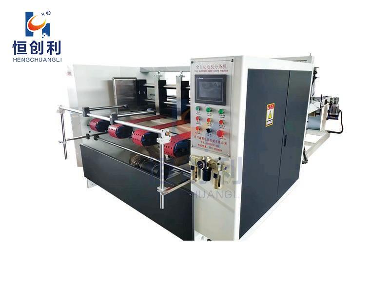 Fully automatic slitting and stacking machine