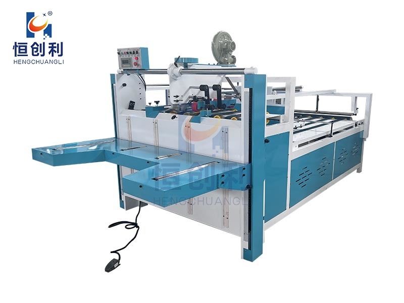 BZD-2800 Semi-automatic box gluing machine