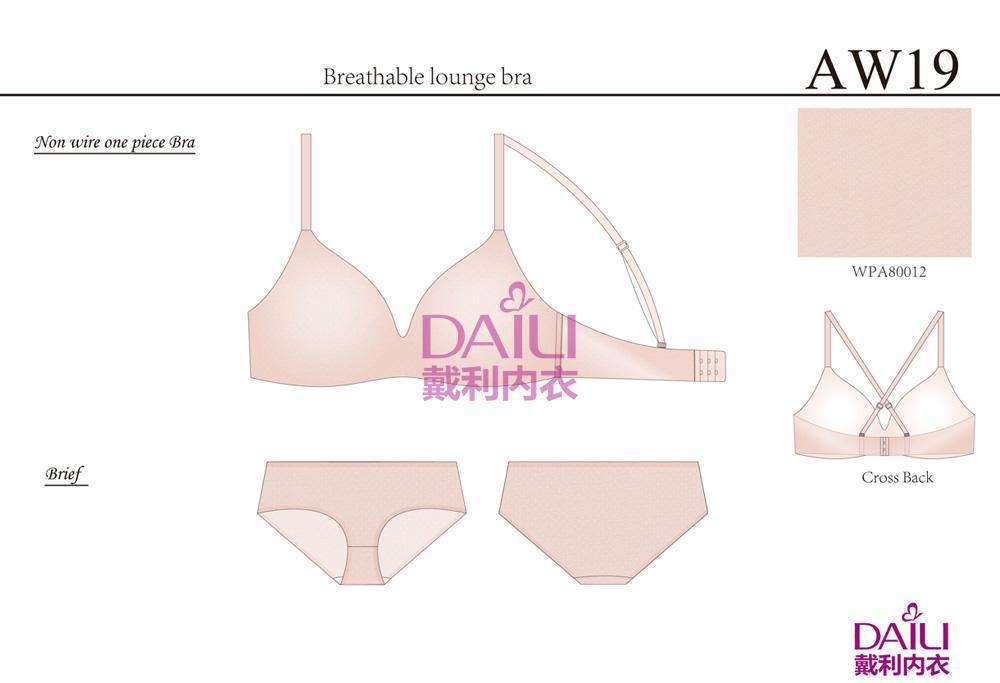 透氣休閑胸罩