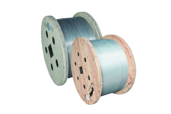 Steel wire for steel cored aluminum stranded wire