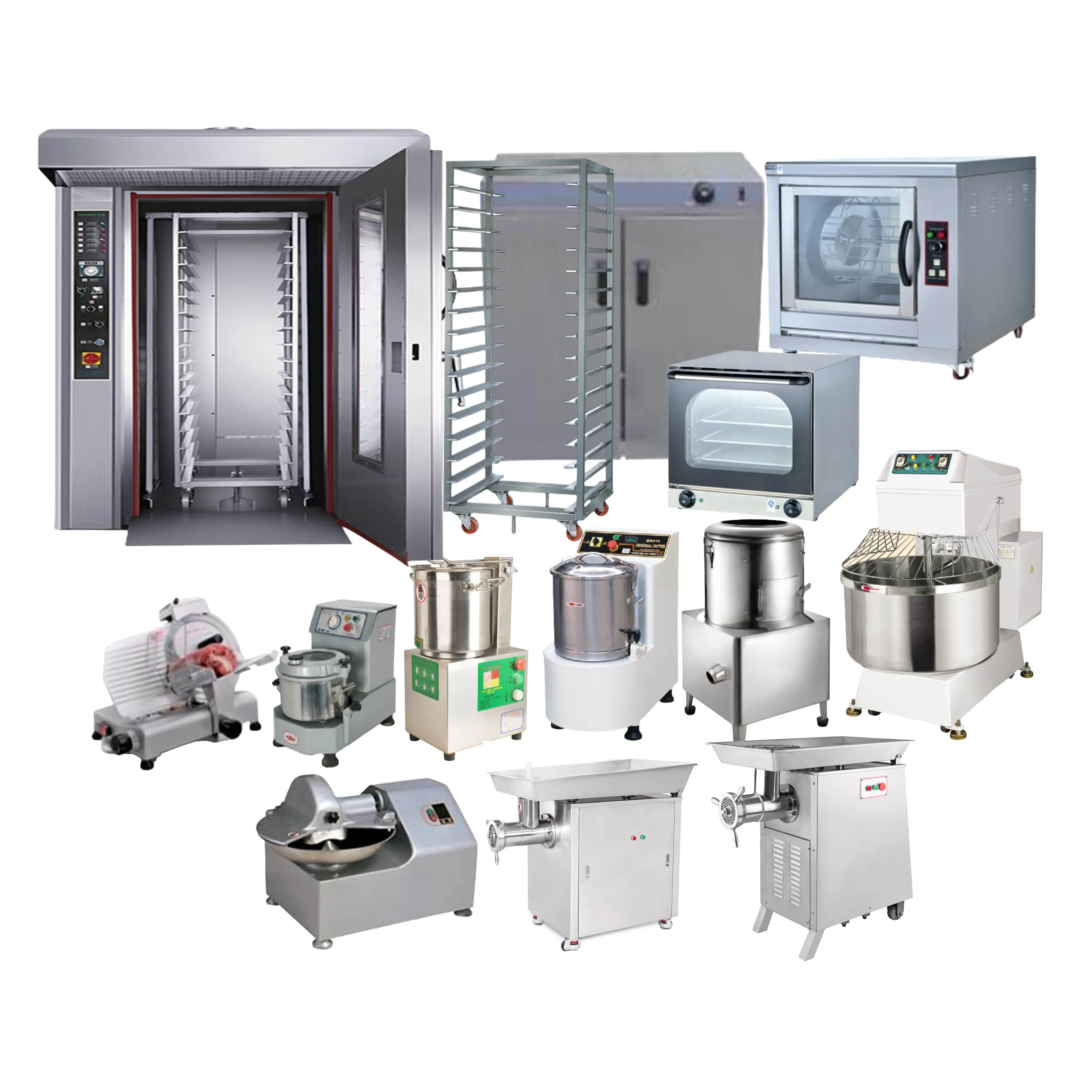 Feelart Commercial Restaurant Kitchen Machines New Stainless Steel Cooking RefrigerationTools with Gas Motor for Bakery Use