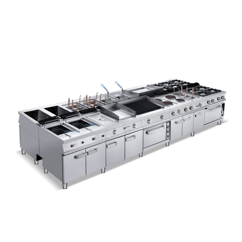Commercial Kitchen Machines One-Stop Solution for Hot Kitchen Fast Food Processing and Hotel Snack Preparation