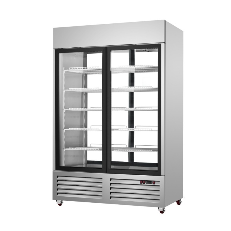 Stainless Steel Pass through Refrigerator Kitchen Machines with Interior Temperature Range of 1°C to 4°C (33° F to 40°F)