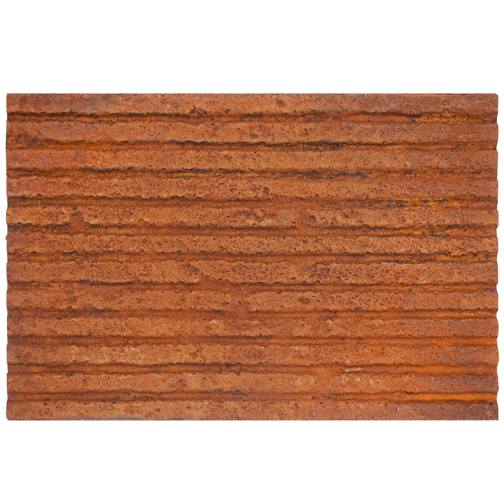 Rust Square Line Stone