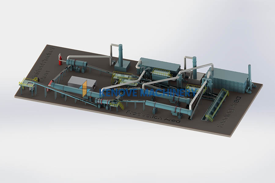 Rotary Drum Granulation Compound Fertilizer Production Line