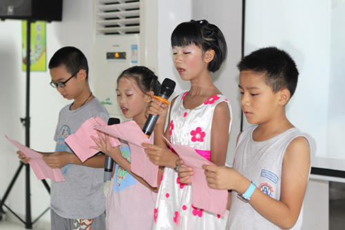 【公司新闻】快乐营闭营 小朋友各显身手