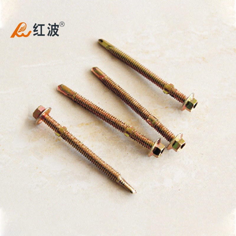 Second-generation hexagonal self-expanding hole drill tail screw