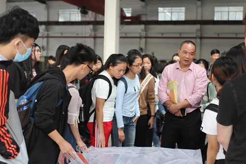 校企合作--肇庆学院师生走进红波实地参观