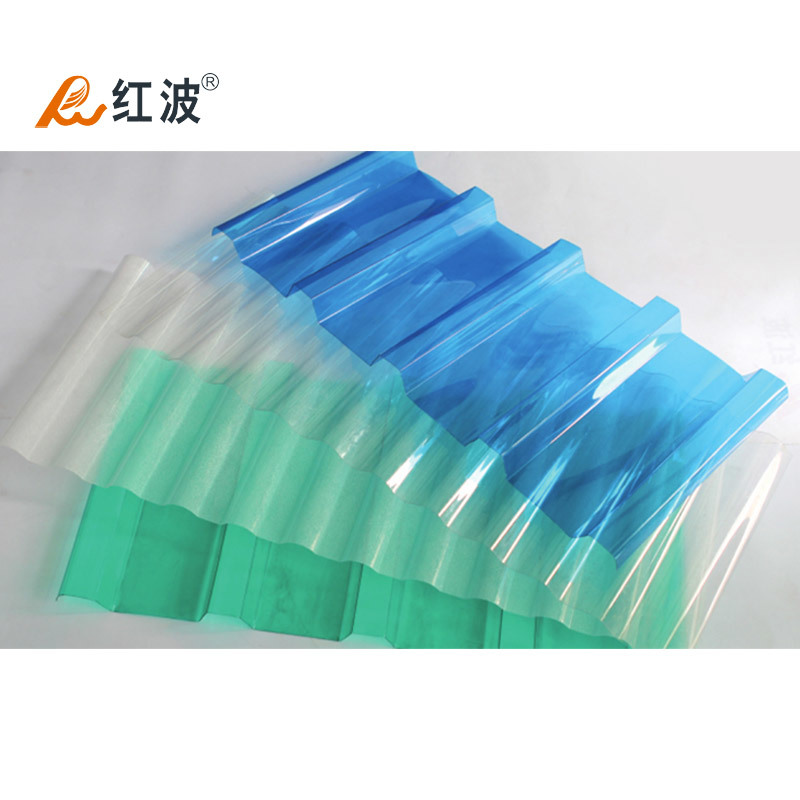 PC transparent corrugated tile