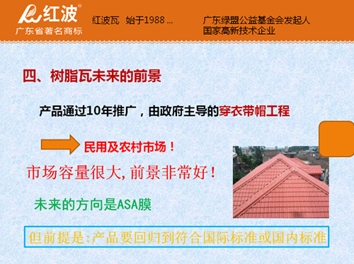 第一届全国树脂瓦行业标准研讨交流会精彩实记