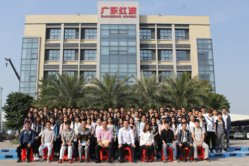 校企合作--肇庆学院师生走进红波实地参观