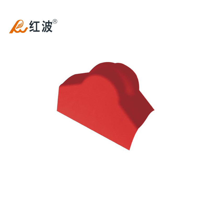 100° ridge tile end cap