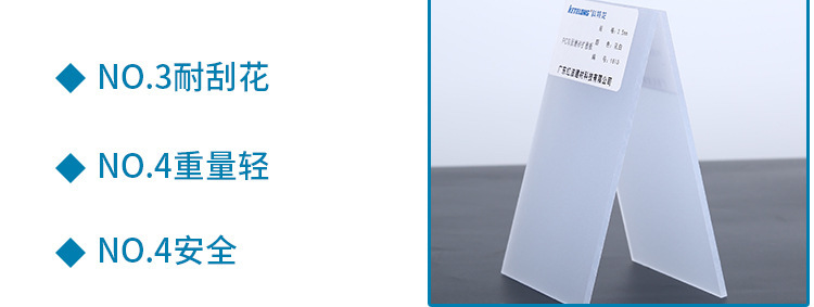 PC Double-Sided Frosted Sheet