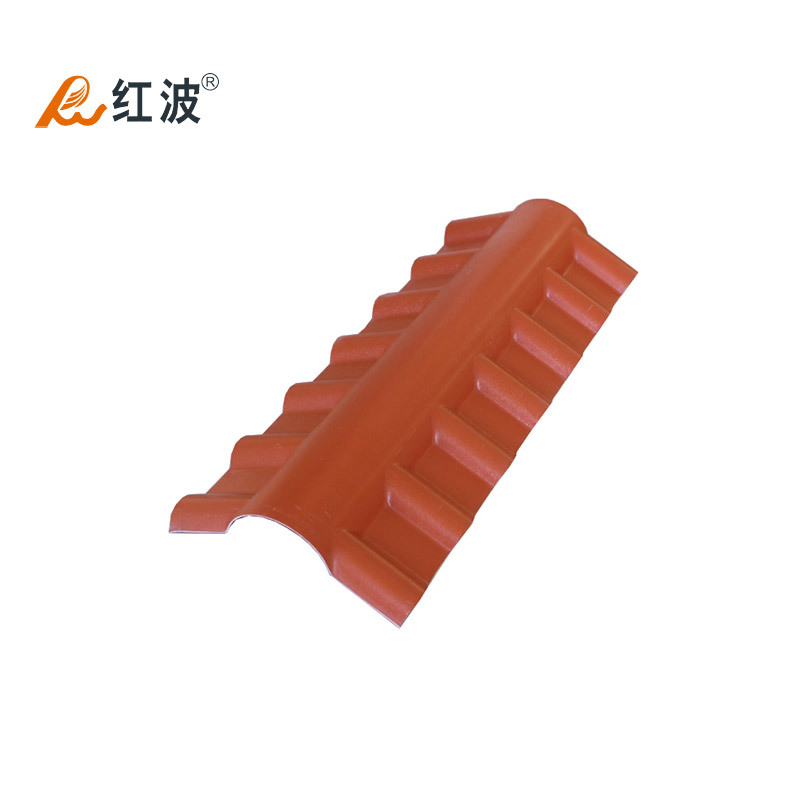 120° straight-through ridge tile