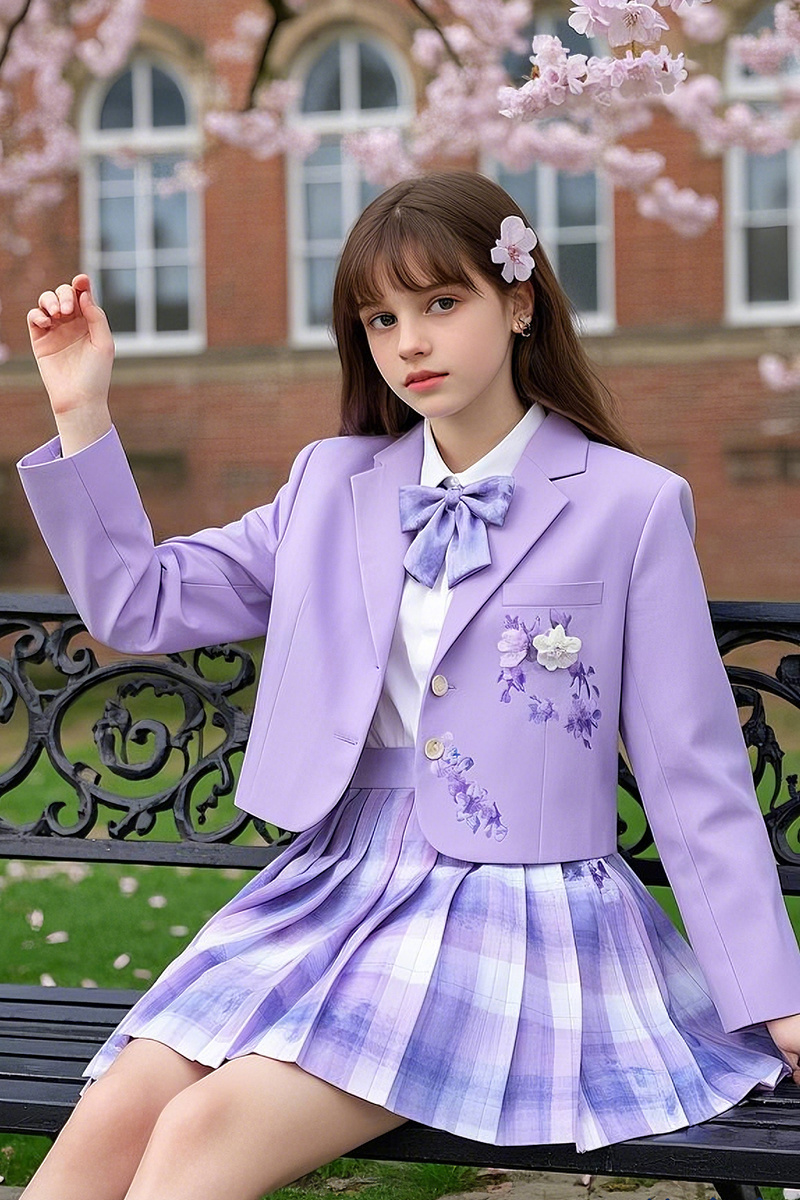 Elevate Your Child's School Style with Purple Uniform Shirts