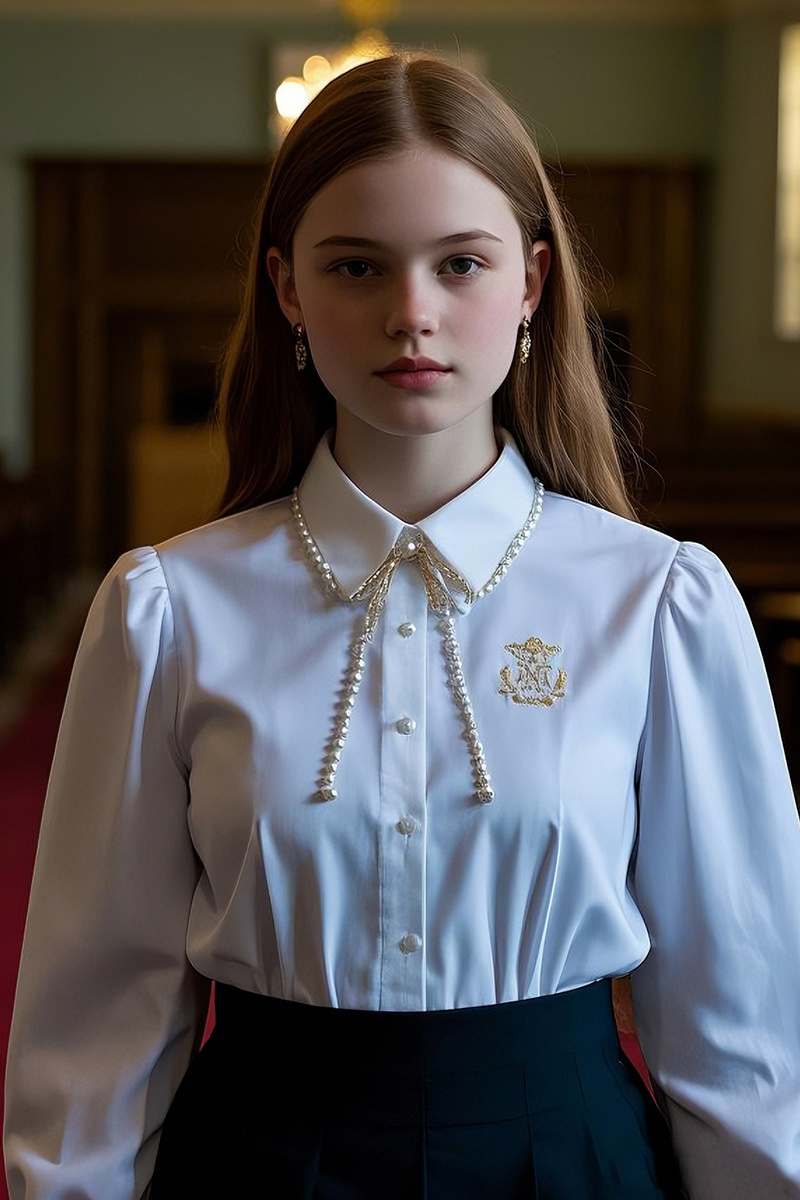 Durable White Uniform Shirt