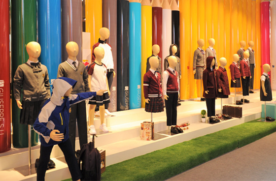 Students participate in the custom design of school uniforms, showing their individuality and creativity