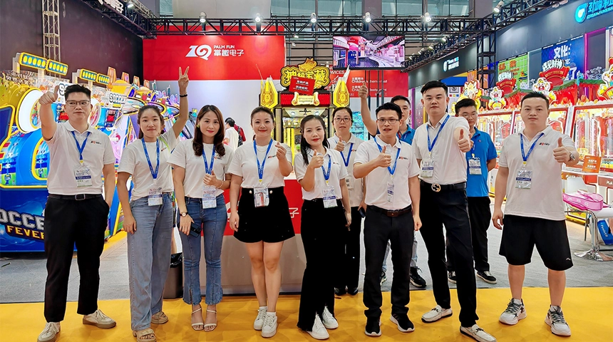 PALM FUN Electronics Unveils Cutting-edge Coin Arcade Machines at the 15th GTI EXPO