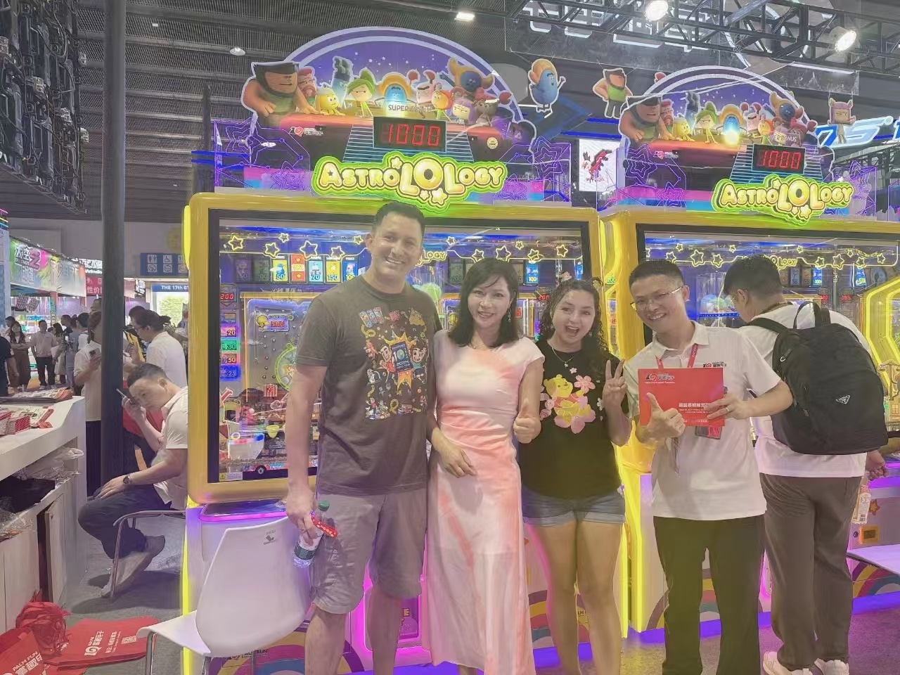 Plush Time Wins Visits Booth of our company at GTI Expo 2024
