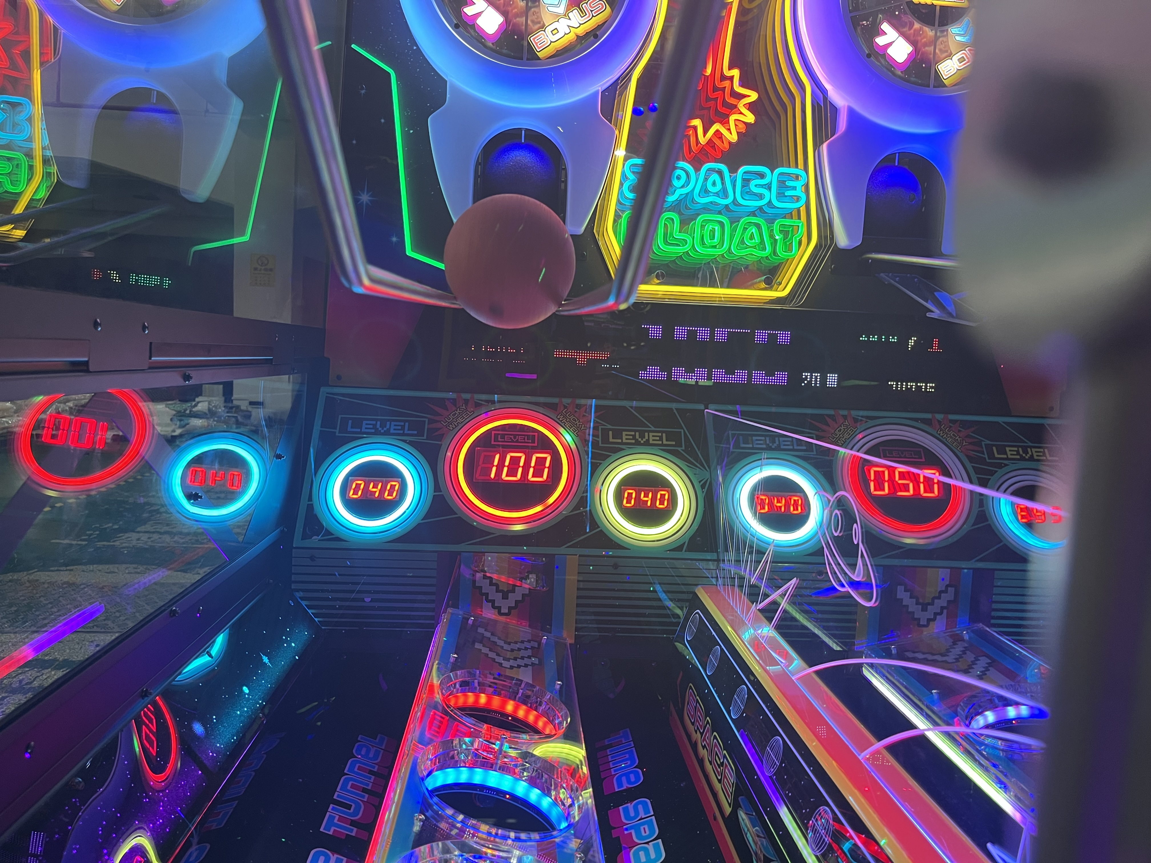 Space Adventure Ticket Redemption Machine