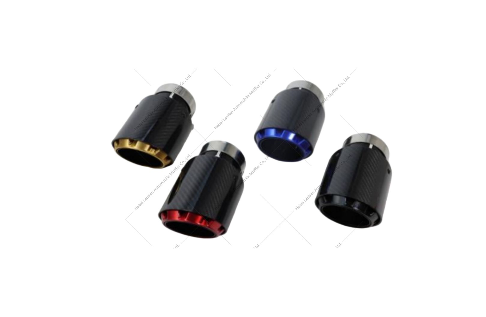 ETX01-017 Bullet Carbon fiber Exhaust tip
