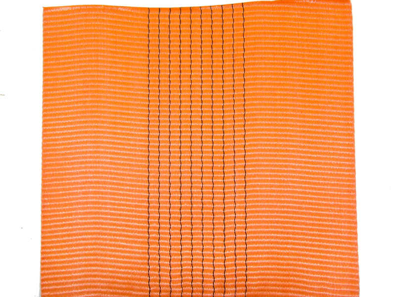 Synthetic fiber webbing