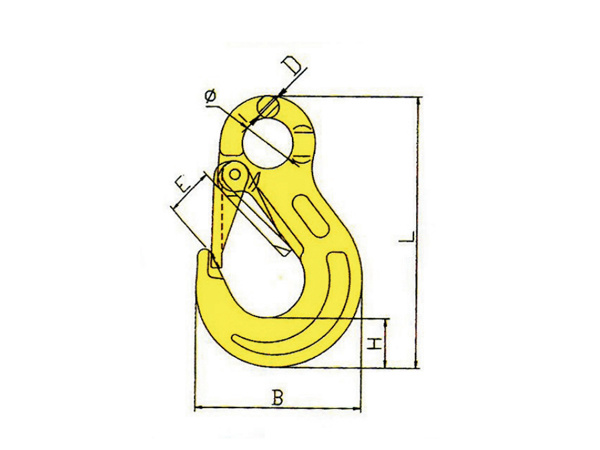 TH-334 G80 European Eye Type Hook