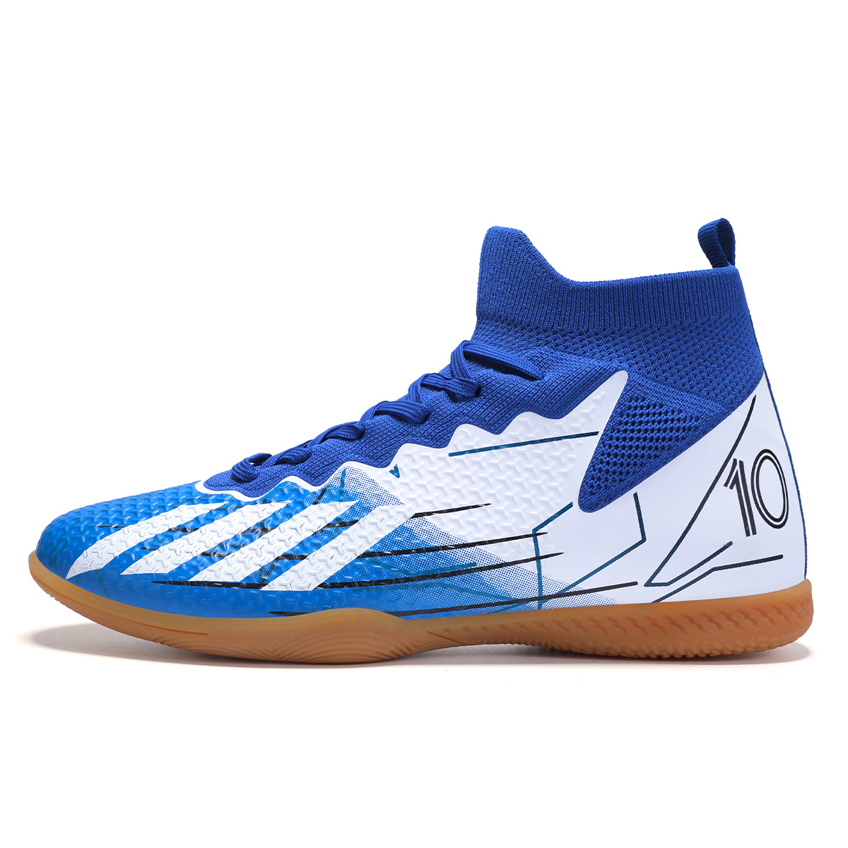 95KP # Zapatillas de fútbol [Blanco Azul]