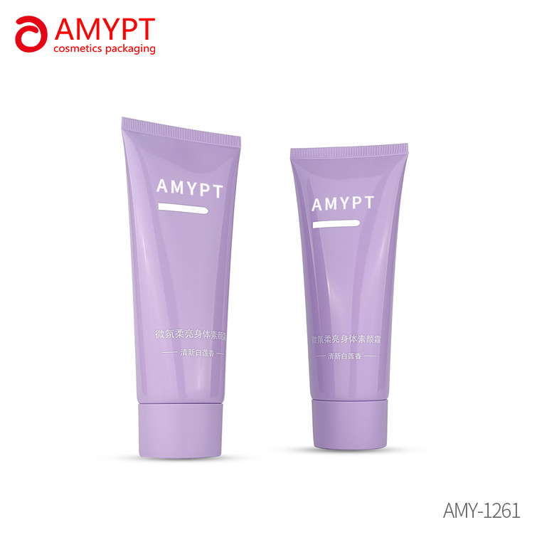 D45 Custom PE tube packaging with Flat screw cap
