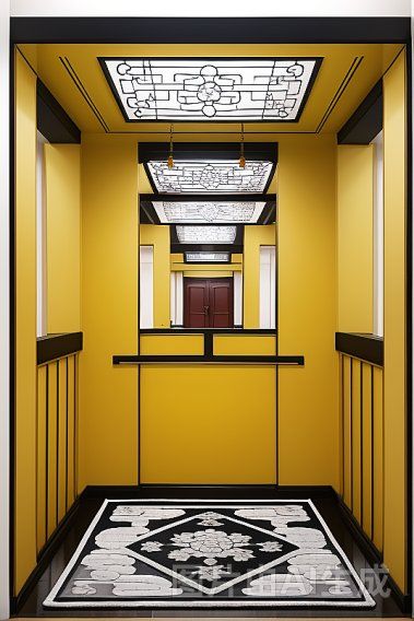 Luxury passenger elevator