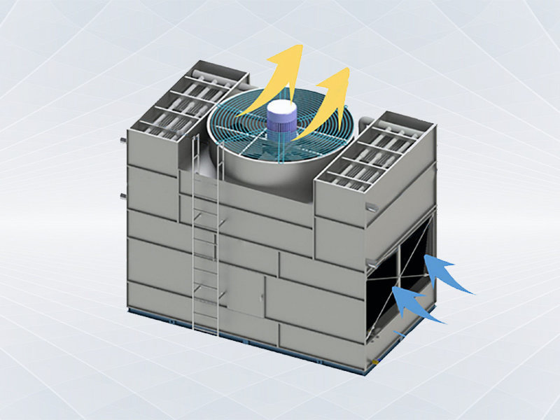 XLBF composite flow closed cooling tower XLBF composite flow closed cooling tower