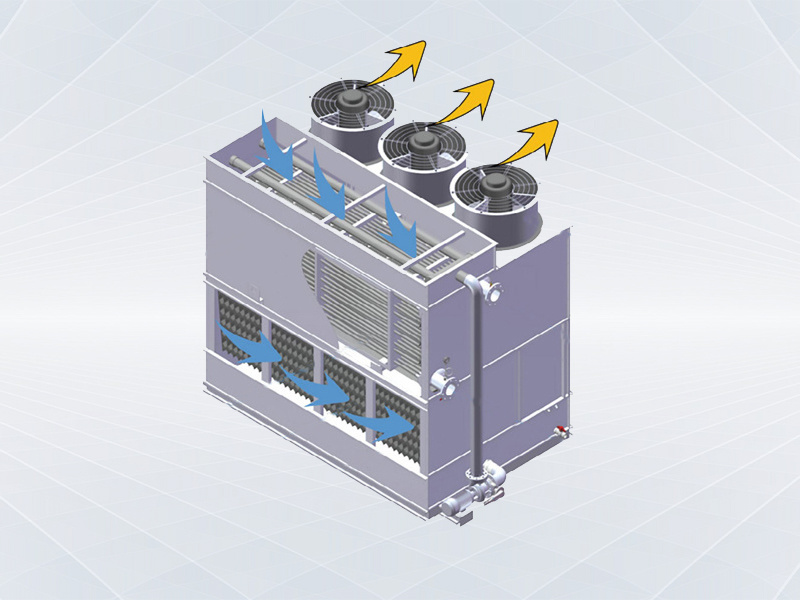 XLBH composite flow closed cooling tower XLBH composite flow closed cooling tower