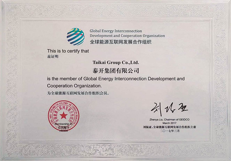 Member of Global Energy Internet Development Cooperation Organization